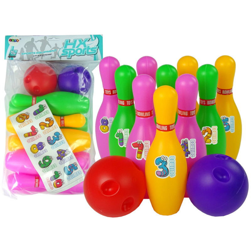 Kids Bowling Set 10 tekes 2 labdás gyerekjáték