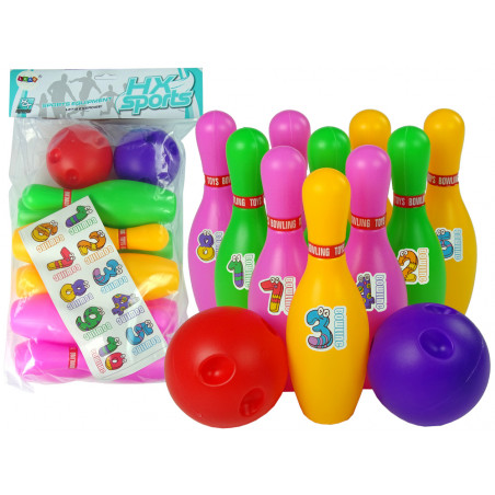Kids Bowling Set 10 tekes 2 labdás gyerekjáték