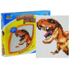 Ragadós mozaik puzzle DIY dinoszaurusz minta mellékelve