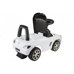 Mercedes-Benz SLS AMG fehér – Gyerekek tolják az autót