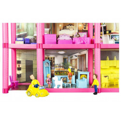 Gyermek babaház tartozékokkal 136 DB