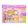 Gyermek babaház tartozékokkal 136 DB