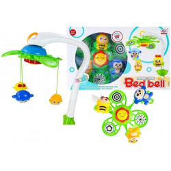 Bed Bell Wind Up Music Mobile Music Box Bölcsődei kiságy dekoráció