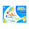 Vicces Penguin Race Racer Ice Slide Track Gyerekjáték Fények Hangok