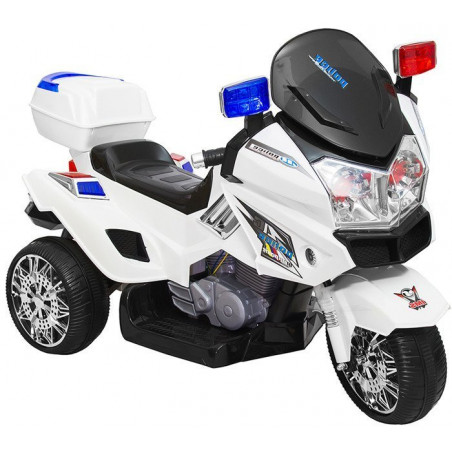 CH815 fehér - elektromos utazás rendőrmotoron
