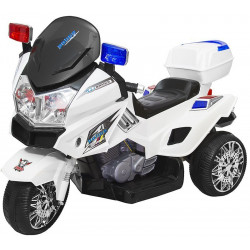 CH815 fehér - elektromos utazás rendőrmotoron