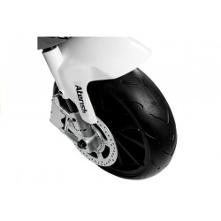 BMW S1000RR Silver – elektromos motorozás