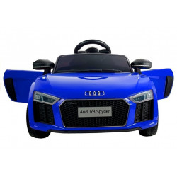 Audi R8 Spyder kékre festett - elektromos utazás autón
