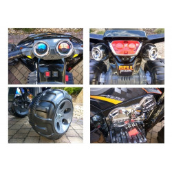 Közepes quad kék – elektromos hajtás járművön