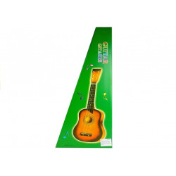 Klasszikus fából készült gitár gyerekeknek fekete, igazinak néz ki