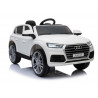 Audi Q5 fehér - elektromos autózás - gumi kerekek bőrülések 2,4G távirányító