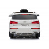 Audi Q5 fehér - elektromos autózás - gumi kerekek bőrülések 2,4G távirányító