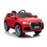 Audi Q5 Red - Elektromos Ride On Car - Gumi kerekek bőrülések 2,4G távirányító