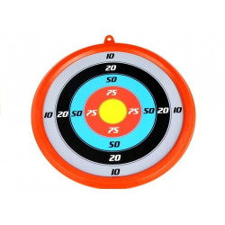 Sportos számszeríj gyerekeknek pajzzsal és nyilak tegezével.