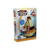 Sátor Teepee Indian Tipi Játszóház + 60 labda