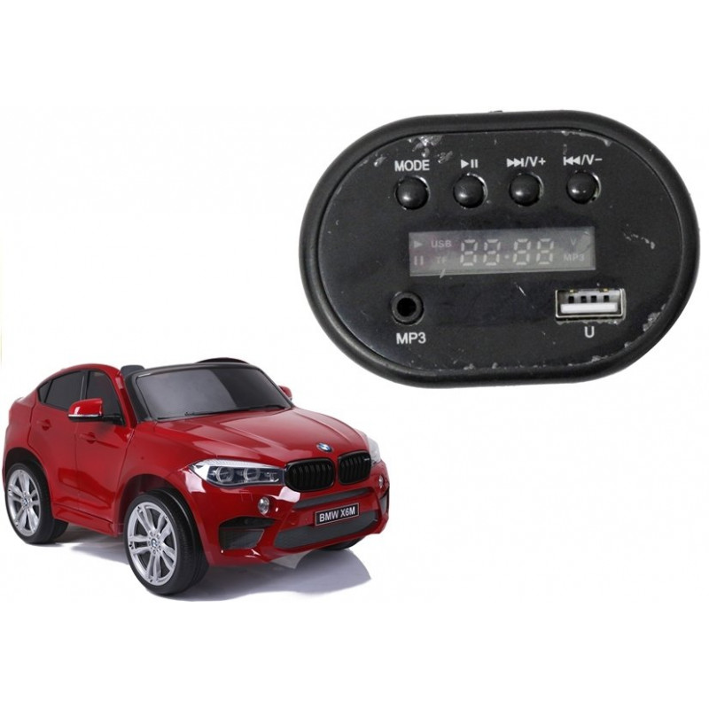 Rádió panel elektromos utazáshoz BMW X6M autóban