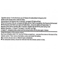 Távirányító TX20 távirányító elektromos autózáshoz 2.4G BMW X6 FCC