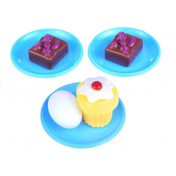 Konyhai készlet egy kis séf edényekhez, ételekhez és kiegészítőkhöz