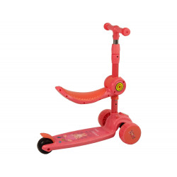 Háromkerekű egyensúlyi robogó Saddle Pink Music Diodes Rabbit