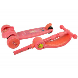 Háromkerekű egyensúlyi robogó Saddle Pink Music Diodes Rabbit