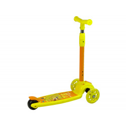 Háromkerekű Balance robogó Világító kerekek Sárga Mókus