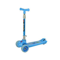 Háromkerekű Balance Scooter Luminous Blue Wheels Crocodile