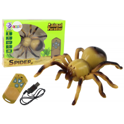 Távirányítós Spider tarantula Remote R/C sárga