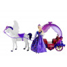 Carriage Horse Doll Set Hangzás Lila