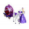 Carriage Horse Doll Set Hangzás Lila