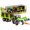 Összeszerelő traktor fához pótkocsival 43 cm