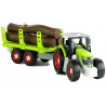 Összeszerelő traktor fához pótkocsival 43 cm