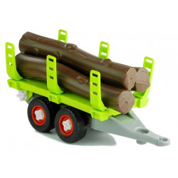Összeszerelő traktor fához pótkocsival 43 cm