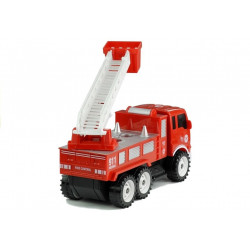 Állítsa be a Fireman Fire Engine autó sisak tűzoltó fűrész 14 elem