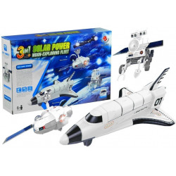 Space Plane Solar Power 3 in 1 Moon Fleet Fleet DIY Creative