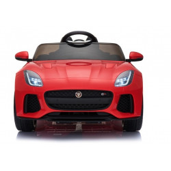Jaguar F-Type piros festés - elektromos utazás autón