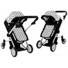 Wózek dla lalek Alice Głęboki, Spacerówka 2w1