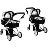 Wózek dla lalek Alice Głęboki, Spacerówka 2w1