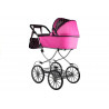 Retro Dolls Buggy Alice - XL rózsaszín, fekete