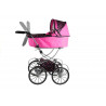 Retro Dolls Buggy Alice - XL rózsaszín, fekete
