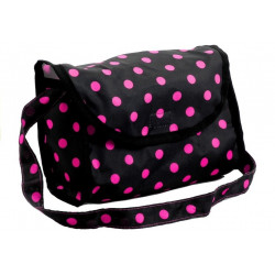 Retro Dolls Buggy Alice - XL rózsaszín, fekete