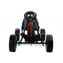 Go-Cart Monster Black - pumpált kerekek kéztöréssel