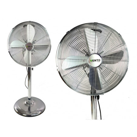 Padlóventilátor Vento 40 cm 50W INOX Króm