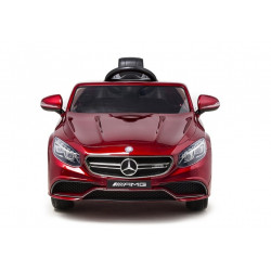 Mercedes S63 Electric Ride On Car - Piros festés