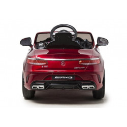 Mercedes S63 Electric Ride On Car - Piros festés