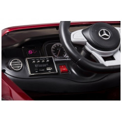 Mercedes S63 Electric Ride On Car - Piros festés