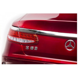 Mercedes S63 Electric Ride On Car - Piros festés
