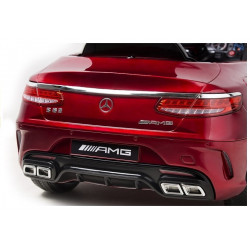 Mercedes S63 Electric Ride On Car - Piros festés