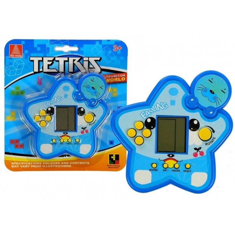 Tetris Star elektronikus játék - kék