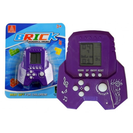 Brick Game Electronic Tetris Rocket Purple