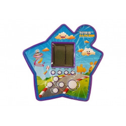 Brick Game Electronic Tetris Portable Star Purple